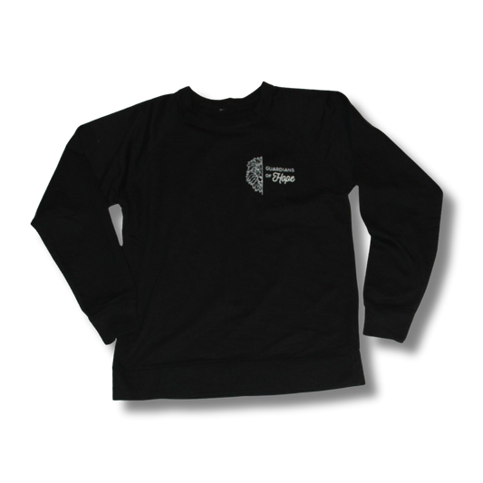 Black Lightweight Crewneck